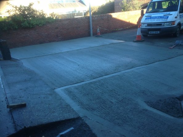 Concrete Driveway Parking Spaces Prestatyn2