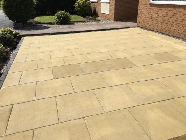 Front Garden Flagging Rhyl1