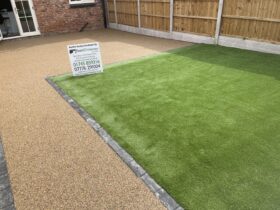 Resin Patio Area & Artificial Grass Deeside North Wales (3)