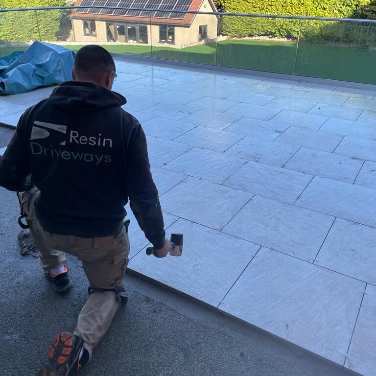 Porcelain Paving Prestatyn North Wales1